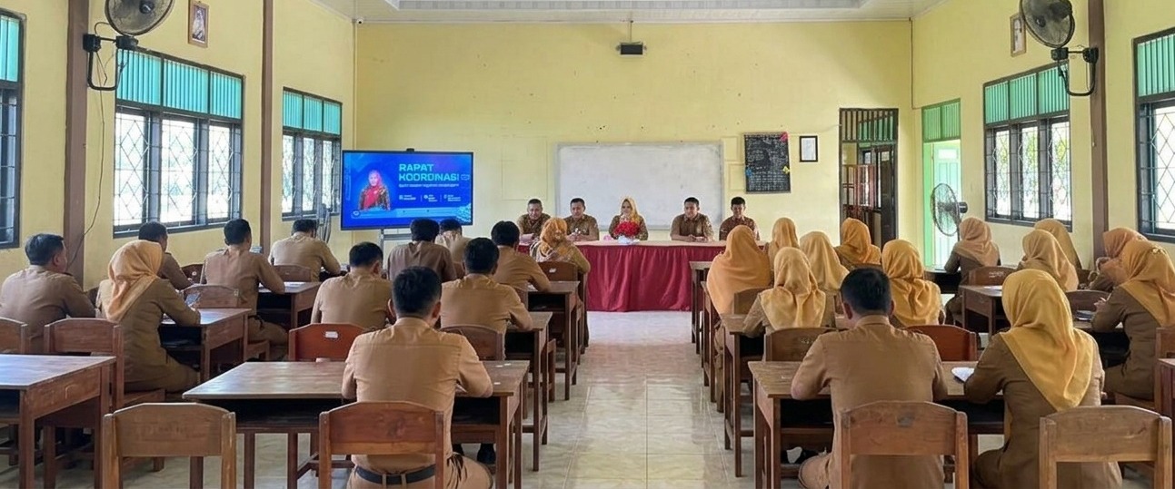 Mantapkan Agenda Akademik, SMKN 1 Raman Utara Gelar Rapat Koordinasi
