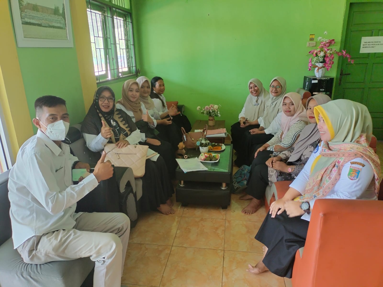 Tim CKG di SMKN 1 Raman Utara